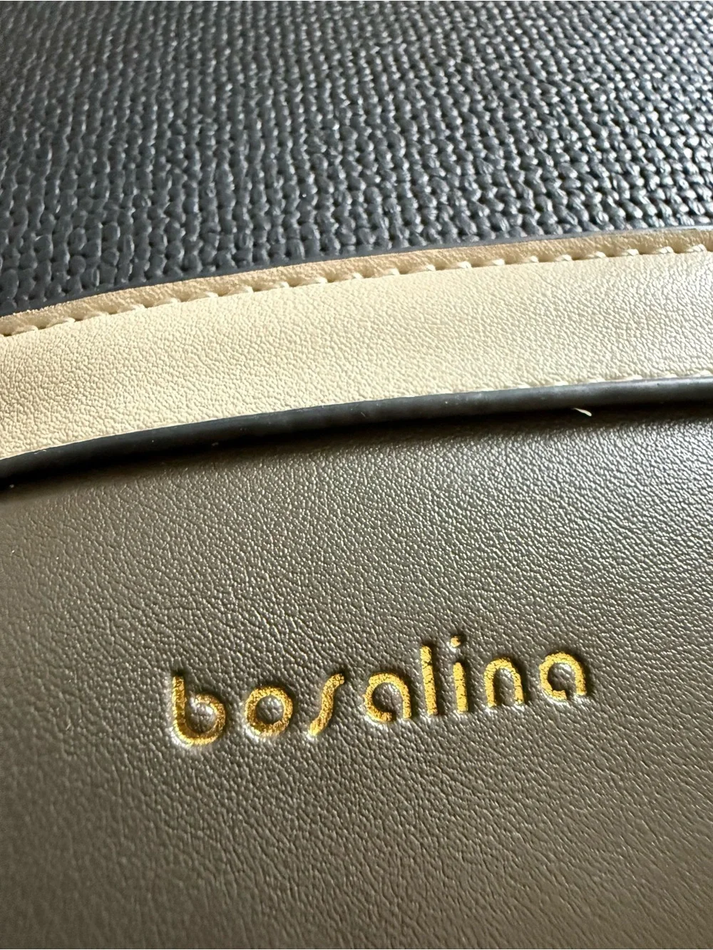 Bosalina Black & Cream Colorblock Shoulder Bag